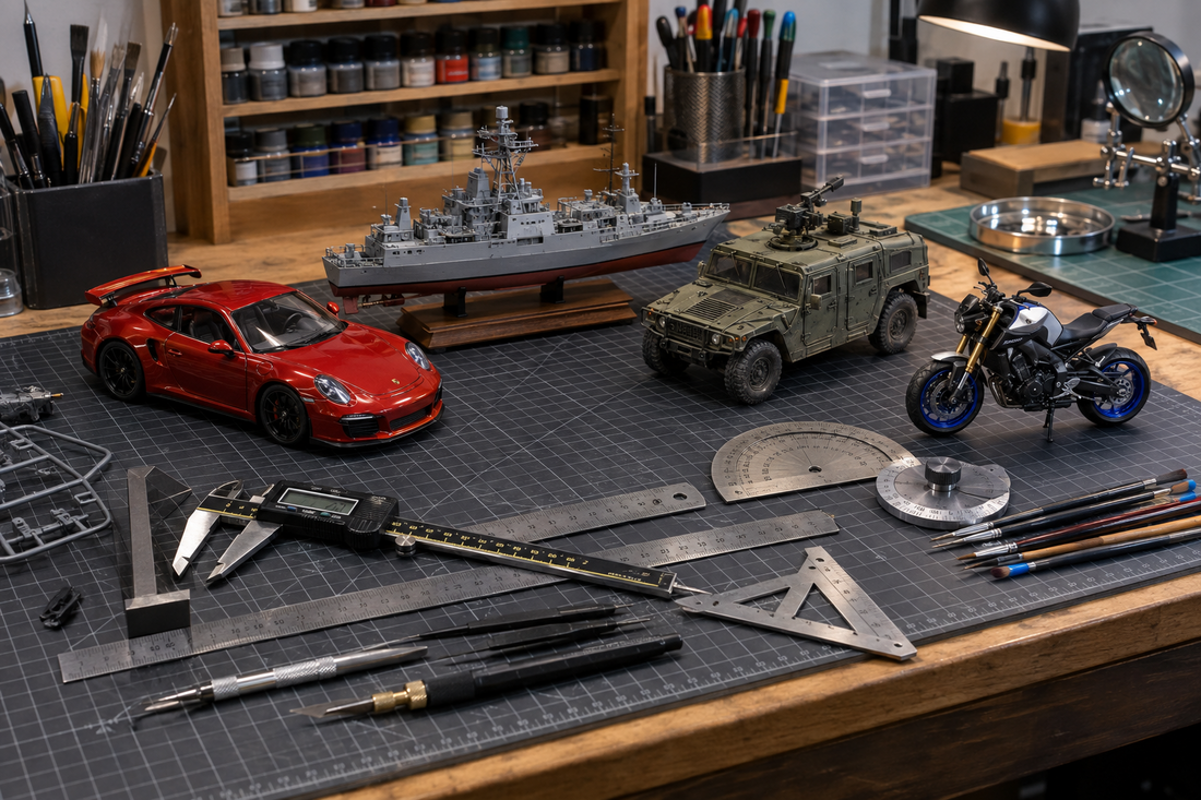 Accurate Measuring Improves Scale Model Assembly