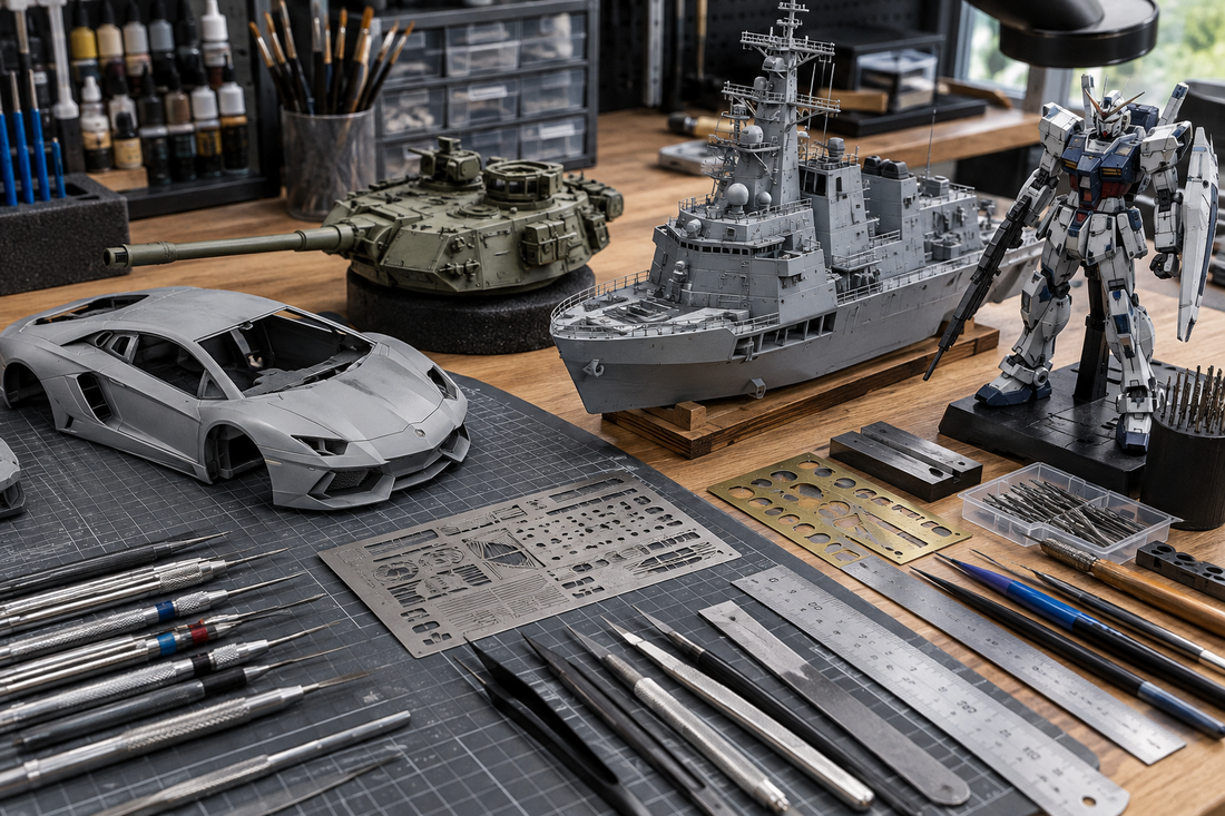 Clean Scribing Adds Definition to Scale Model Surfaces