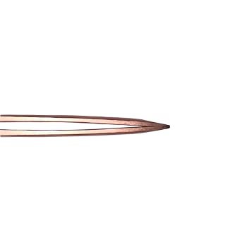Grip Pointed Tip Tweezers Rose Gold R2 Stainless Steel Precision - color: Rose Gold