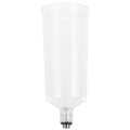 White 40cc Plastic Airbrush Replacement Cup for Model Painting Projects - size: 8.7X3.50X3.50CM