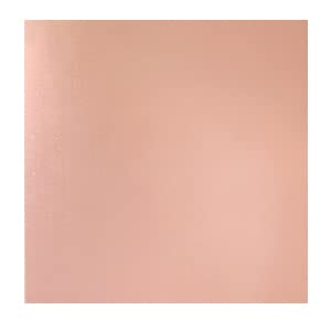 1 Pieces 99.9% Pure Copper Sheet, 8" x 8", 24 Gauge(0.5mm) Thickness, Film Attached Copper Plate, Great for JewelrPure Copper Sheety, Crafts, modelers - size: 8" x 8", 24 Gauge(0.5mm)