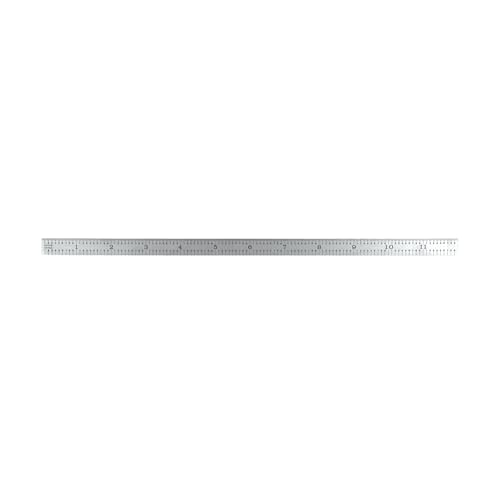PEC Tools 12" Metal Ruler, Flexible, 3R Graduation, Steel Measuring Tool - color: Flexible, size: 12"