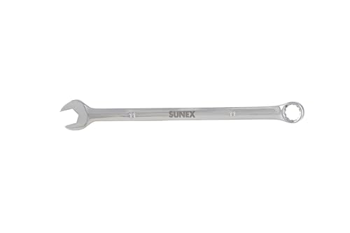 Sunex 991711MA 11 mm Fully Polished V-Groove Combination Wrench CRV - size: 11mm