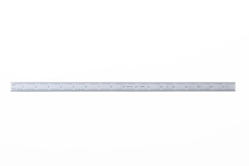PEC Tools 18" Flexible Metal Ruler, 3R Graduation, Precision Measuring Tool - color: Carbon Steel-Flexible, size: 18"