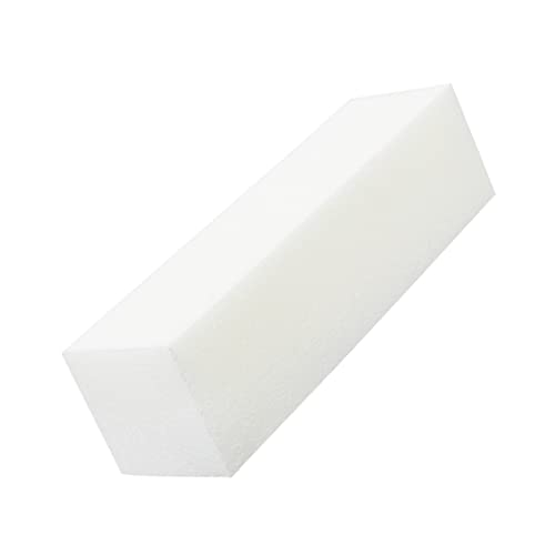 ForPro Super White Buffing Block, 120 Grit, Four-Sided Manicure and Pedicure Nail Buffer, 3.75” L x 1” W x 1” H, 20-Count (Pack of 2) - size: 120 Grit (Pack of 2)