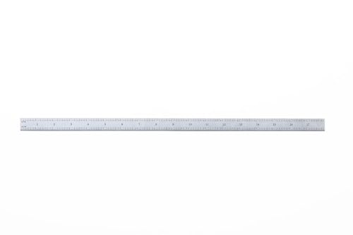 PEC Tools 18" Flexible Metal Ruler, 3R Graduation, Precision Measuring Tool - color: Carbon Steel-Flexible, size: 18"