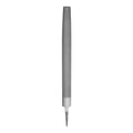 HARFINGTON 14" Half Round Medium Cut File Double Cut Teeth Medium Metal File High Carbon Steel T12 without Handle for Metal Wood Tool Sharpener, Gray - size: 14"