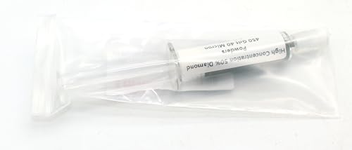 TMAX 40 Micron 450 Grit 50% Conc Syringe Diamond Lapping Paste Polish - size: 40 micron 50%, style: High Conc