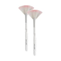 wet n wild Fan Brush, Blending Brush for Highlighter, Blush, & Peel Masks, Ergonomic Handle (Pack of 2) - color: Fan, size: 7.28 in (Pack of 2)