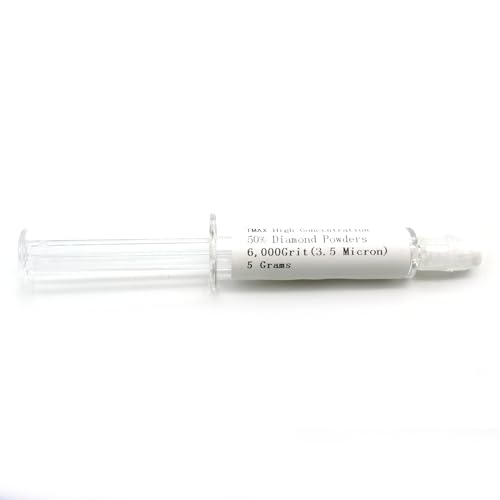 TMAX 3.5 Micron 6,000 Grit 50% Conc Syringe Diamond Lapping Paste Polish - size: 3.5 micron/50%, style: High Conc