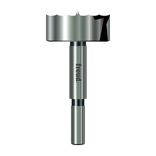 Freud PB-012: Precision Shear™ Serrated Edge Forstner Drill Bit - style: Precision Shear 1-5/8-Inch by 3/8-Inch Shank Serrated Edge Forstner Drill Bit