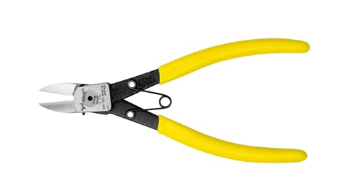 Tsunoda, SNP-165R Slim-type Diagonal Cutter for Plastics (6.5-Inch Round) - style: 6.5-Inch Round
