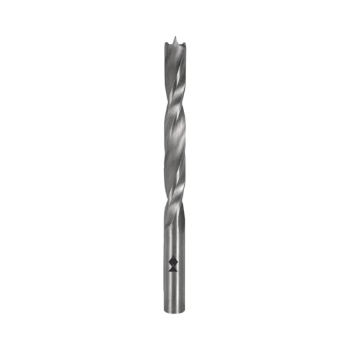 HSS Double Flute Brad Point Ground Wood Drill Bit for Woodworking, 11/32" - size: 11/32-Inch