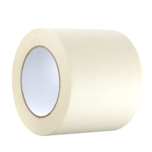 GTSE Wide Masking Tape, 4 inches x 55 Yards (164 ft), Multi-Surface Adhesive Painting Tape, 2 Rolls - size: 4" x 55 yds