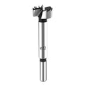 HPHOPE 22mm(7/8") Forstner Bit for Wood, High-Speed Steel, Round Shank - size: Ø 22mm(7/8")