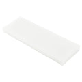 UHMW Tapping Block Polyethylene Rectangular Solid (White, 3/4 * 4 * 12 in) - color: White, size: 3/4*4*12in