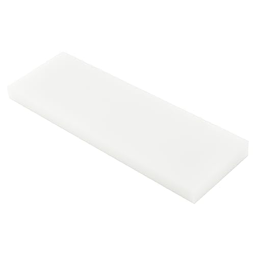 UHMW Tapping Block Polyethylene Rectangular Solid (White, 3/4 * 4 * 12 in) - color: White, size: 3/4*4*12in