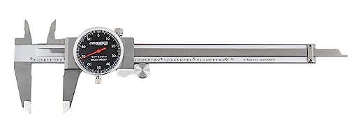 Accusize Black Face Dial Caliper 0-6 in x 0.001 in, P920-B216
