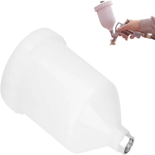 600ml Paint Gun Cup, Mini Paint Spray Gun Cup, Replacement Holder Paint Cups for Gravity Feed Small Sprayers