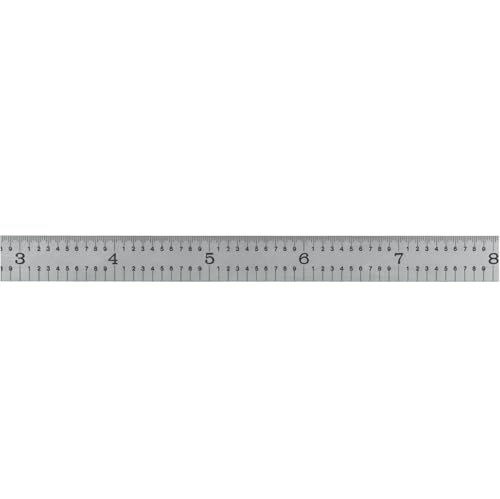PEC Tools 12" Metal Ruler, Flexible, 3R Graduation, Steel Measuring Tool - color: Flexible, size: 12"