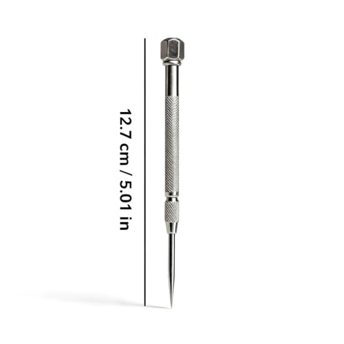 Carbide Steel Scriber Tool – Metal Engraving Pen with Carbide Tip, 2-7/8" Point, 3/8" Handle, Ideal for Marking on Metal, Glass & Welding Projects (DIY Precision Work)
