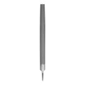 HARFINGTON 12" Half Round Medium Cut File Double Cut Teeth Medium Metal File High Carbon Steel T12 without Handle for Metal Wood Tool Sharpener, Gray - size: 12"