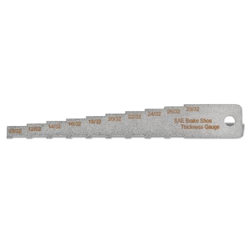 Brake Pad Measuring Tool 32nds Brake Pad Thickness Gauge, (10/32-28/32)