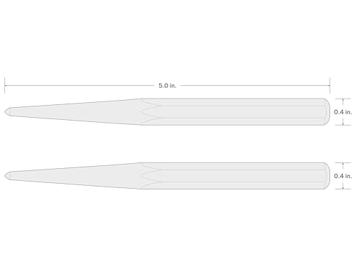 TEKTON 3/8 Inch Center Punch | 66083 | Made in USA - size: 3/8 in., style: Center