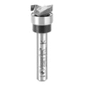 Amana Tool 45489-S Flush Trim Router Bit 1/2 D x 1/8 CH x 1/4 SHK - size: 1/2 Dia x 1/8 x 1/4" Shank
