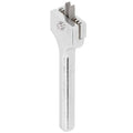 Adjustable Fork Puncher 2 Prong Leather Hole Punch Magnetic Button Installation Tool Tool(Silver)