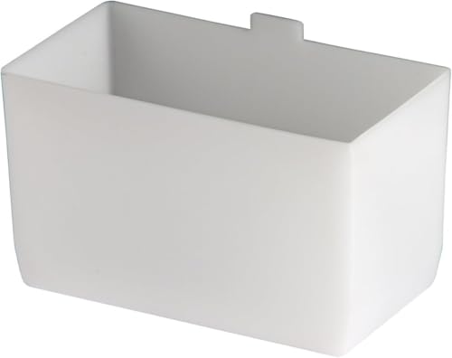Akro-Mils 30102 Plastic Bin Cups, 2.75" x 5" x 3", White, 24-Pack - size: 2-3/4" x 5" x 3"