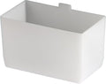 Akro-Mils 30102 Plastic Bin Cups, 2.75" x 5" x 3", White, 24-Pack - size: 2-3/4" x 5" x 3"
