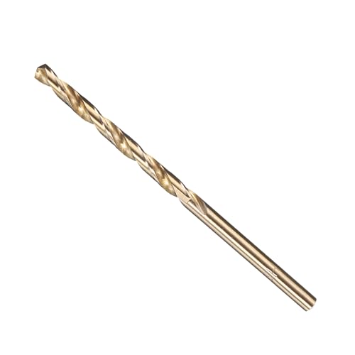 PATIKIL #2 Drill Bit Micro M2 High-Speed Steel 135° Gold Finish 12Pcs - size: #2
