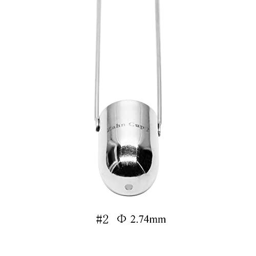 BAOSHISHAN No.2 Zahn Viscosity Cup, Stainless Steel, 20-250 cSt - size: NO.2