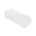 UHMW Tapping Block Polyethylene Rectangular Solid (White, 2 * 3 * 8 in) - color: White, size: 2*3*8in