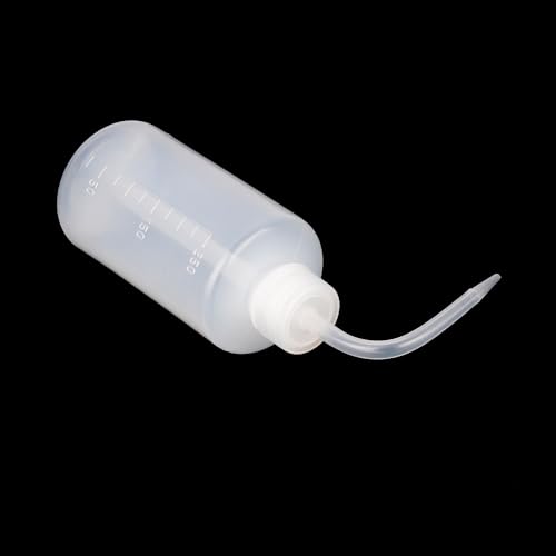 stonylab Chemical Wash Bottle, Plastic Safety Lab Squeeze, LDPE with Narrow Mouth, 250 ml (8 oz), 4 Packs - size: 250 ml