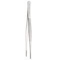 HARFINGTON Long Tweezers 7.9" Stainless Steel Multi-Purpose Tongs Silver - size: 7.9 x 0.5 x 0.07 inch