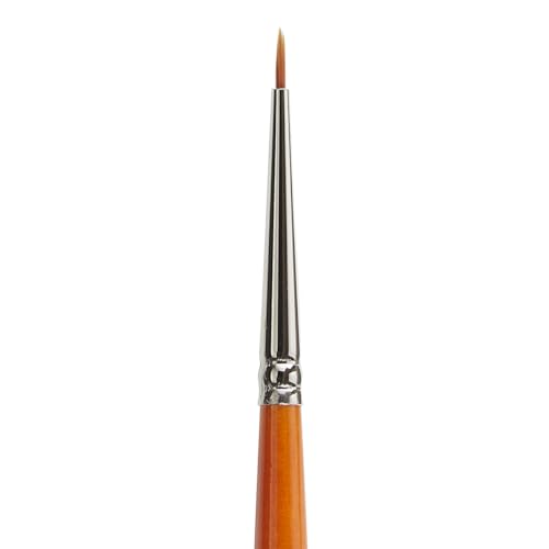 KINGART Radiant 6650-5/0 Spotter Series, Premium Golden Synthetic Brushes for Acrylic, Oil and Watercolor - size: 5/0 (Pack of 1)