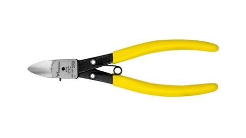 Tsunoda, SNP-165R Slim-type Diagonal Cutter for Plastics (6.5-Inch Round) - style: 6.5-Inch Round