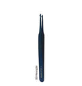 Alluring TITANIUM BLUE Tweezers for Eyelash Extension for Volume Lashes 3D, 5D & 6D lashes - 3D Straight - size: 3D STRAIGHT