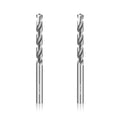 4mm Drill Bits Solid Carbide Drill Bits, Metric Drill Bit Set, Tungsten Carbide Drill Bit Set for Stainless Steel Hardened Steel Cast Iron Alloy Copper, 2 Pcs - size: 4mm