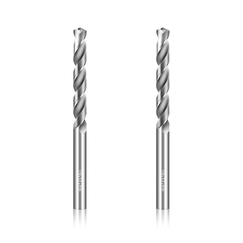 4mm Drill Bits Solid Carbide Drill Bits, Metric Drill Bit Set, Tungsten Carbide Drill Bit Set for Stainless Steel Hardened Steel Cast Iron Alloy Copper, 2 Pcs - size: 4mm