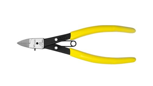 Tsunoda, SNP-145F Slim-type Diagonal Cutter for Plastics (6-Inch Flat) - style: 6-Inch Flat