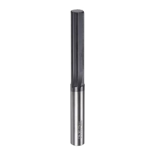 HARFINGTON Carbide Chucking Reamer 0.268"(6.8mm) Dia Straight Flute Straight Shank Machine Reamer Tool for Metal and Lathes CNC Machining Centers, Black - size: 0.268"