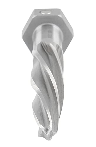 Accusize Industrial Tools 13/16 inch Bridge Reamer, Magnetic Hex Shank, Hss Spiral Flutes Aligning Reamers, Car Reamers, 1523-8035 - size: 13/16 inch