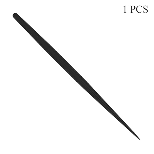 1 PCS Clay Needle Tools Sculpting Ceramics Modeling Carving Tools for Model Clay Supplies, Stainless Steel Ceramic & Pottery Stylus Tool 5.9 Inch Texture Needle Pottery Scoring Tool, Black, LXLVOUEG - color: black, size: 5.9x0.26Inch-1P