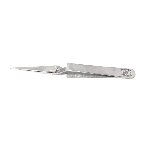 Stainless Steel Reverse Action Forceps with Straight Very Fine Point