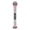 TEOYALL Dual-Ended Brush,Fluffy Setting Powder Brush for Loose Bronzer - style: S4
