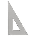 Pacific Arc's Scholastic Triangle - 10 inch - Smoke - 30/60 Angle - Polystyrene - Inking Edge - Technical Drawing Tools, Drafting, Architect and Engineering. - style: 10 inch, 30/60