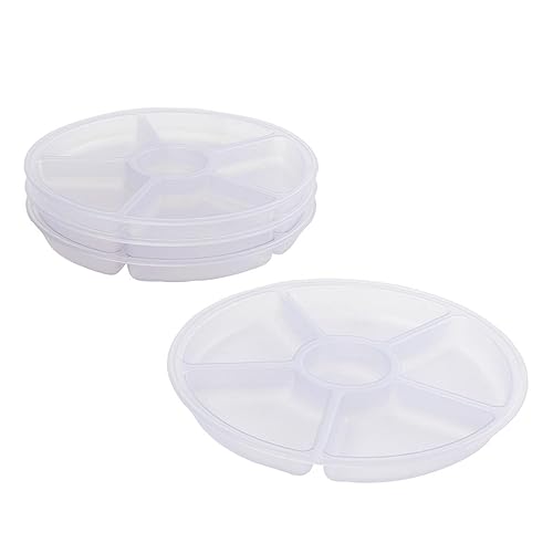 Kaplan Early Learning Company Loose Parts Sorting Trays - Set of 4 - Clear